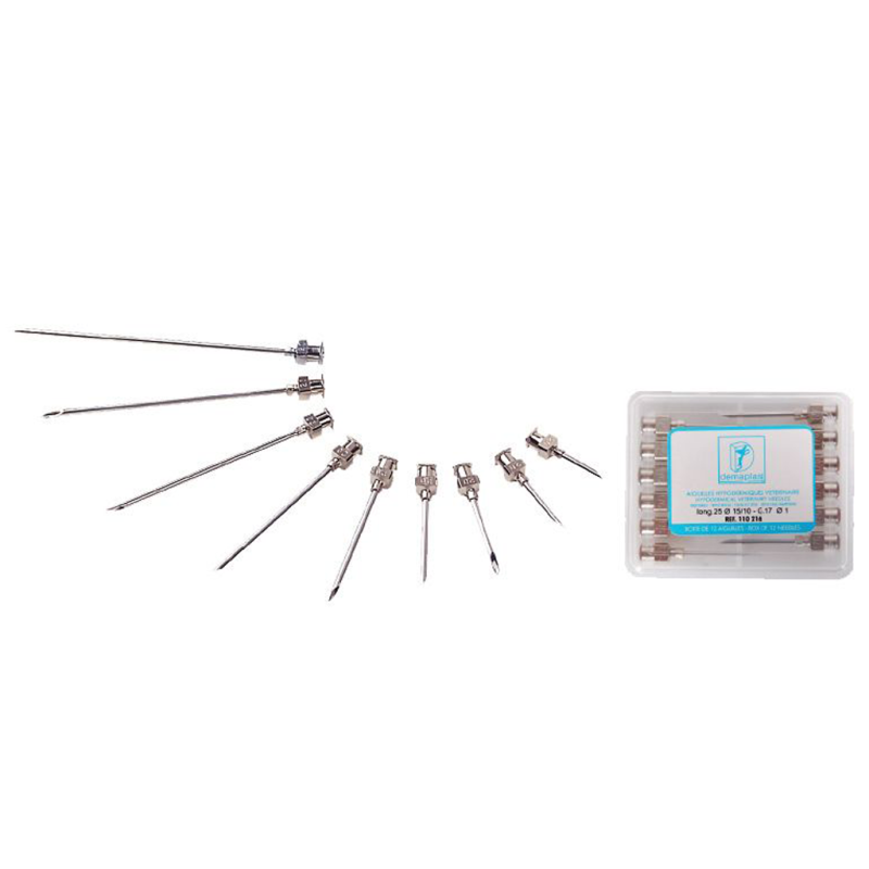 Aiguilles jetables Ukal 10/1,5 mm, 12 pièces