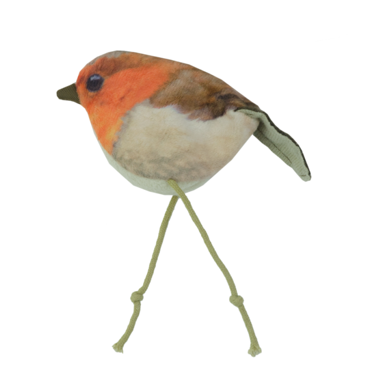 Chat rouge-gorge sauvage