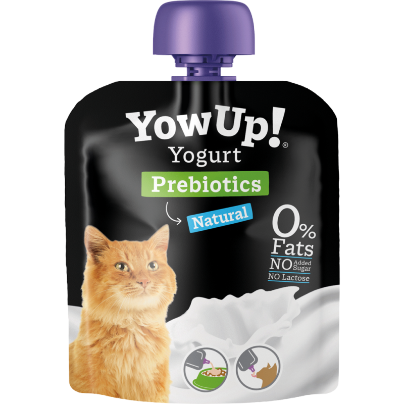 Prébiotiques naturels pour chats au yaourt YowUp!