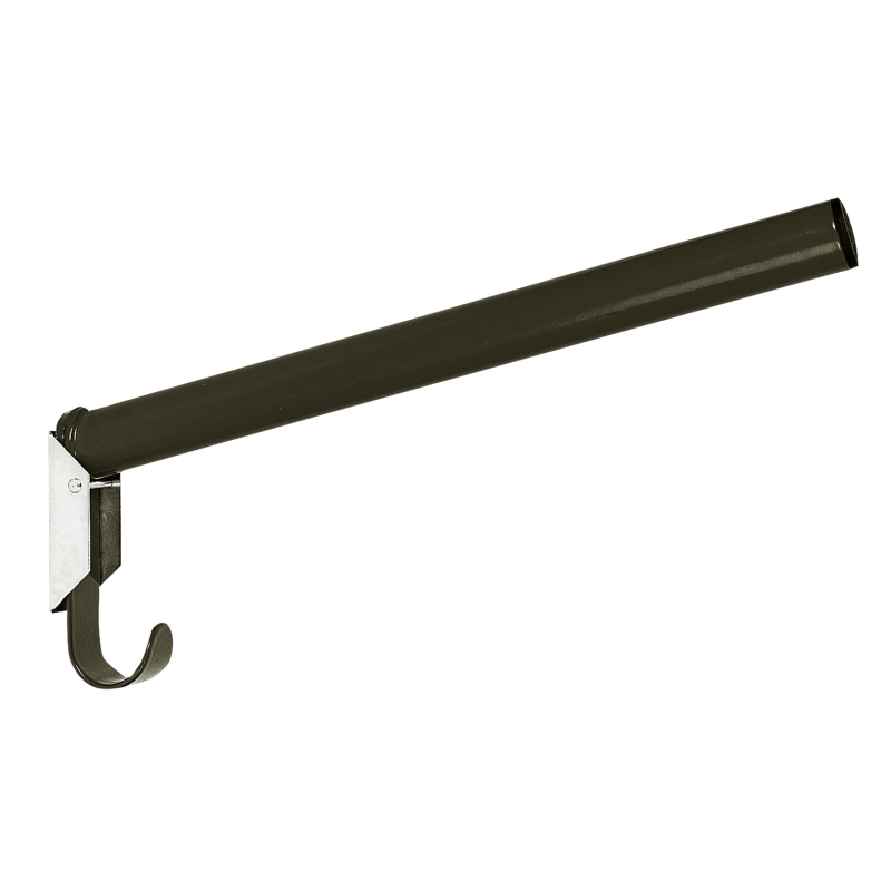 Licol de selle rond en métal noir 44 cm