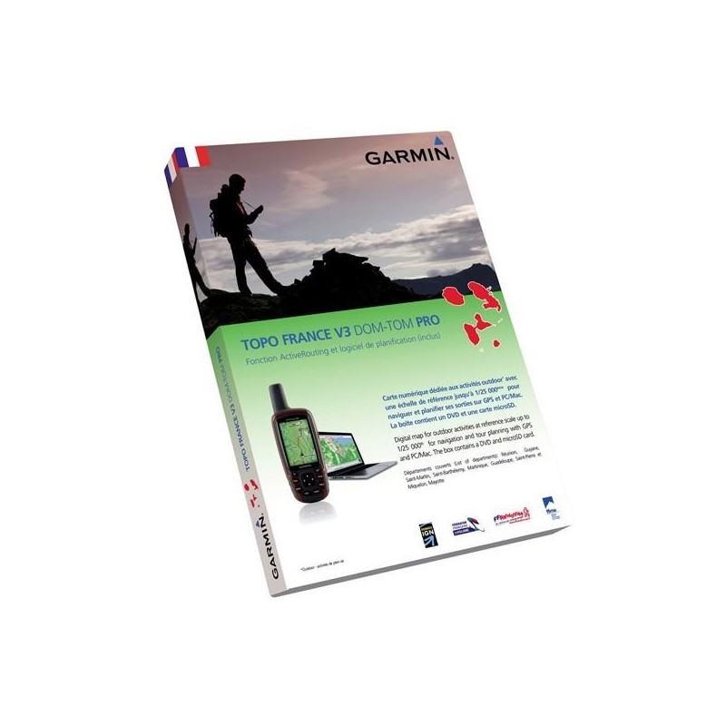 Carte Topographique DOM-TOM - Garmin