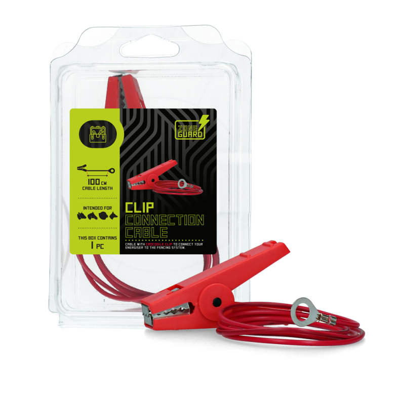 Câble de connexion à pince crocodile ZoneGuard 100 cm
