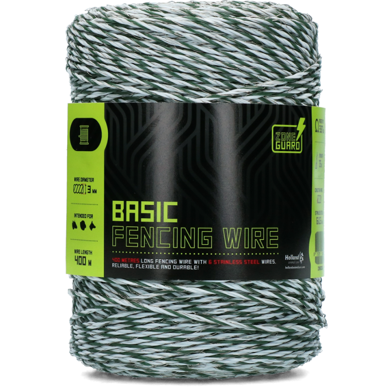 Fil de clôture Zoneguard Basic 3 mm 400 m
