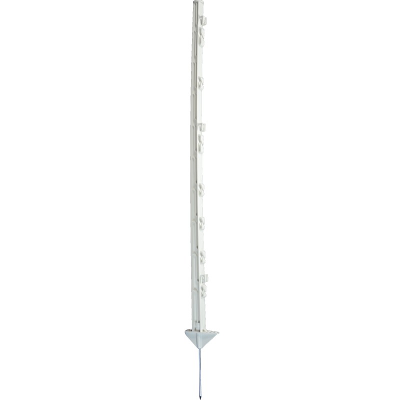Poteau en plastique ZoneGuard 105 cm blanc