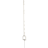 Poteau d'étrier ZoneGuard 115 cm blanc