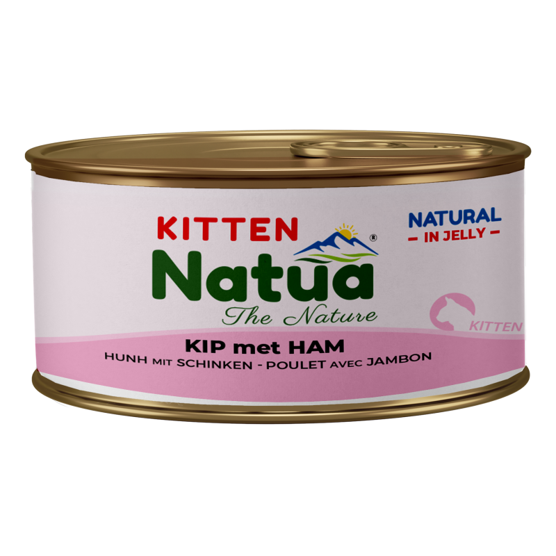 Natua Natural Classic Canette pour chat Poulet au jambon (chaton)