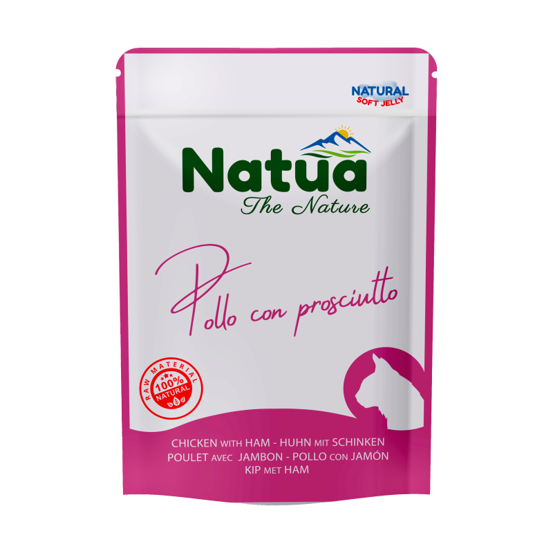 Natua Natural Pouch Chat Poulet au jambon