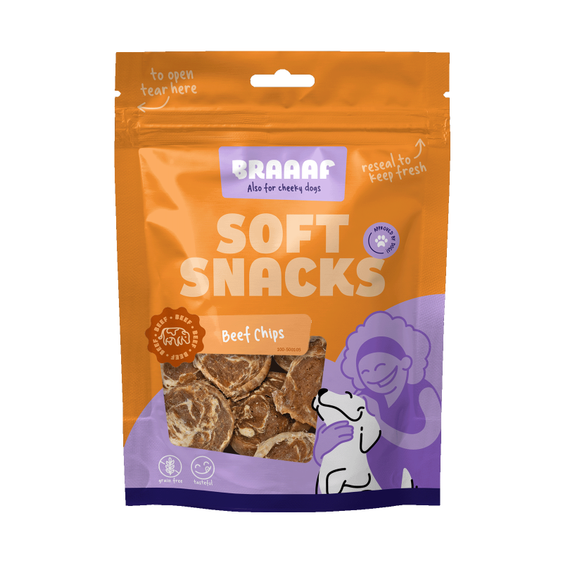 Chips Braaaf Soft Snack - Buf et poisson
