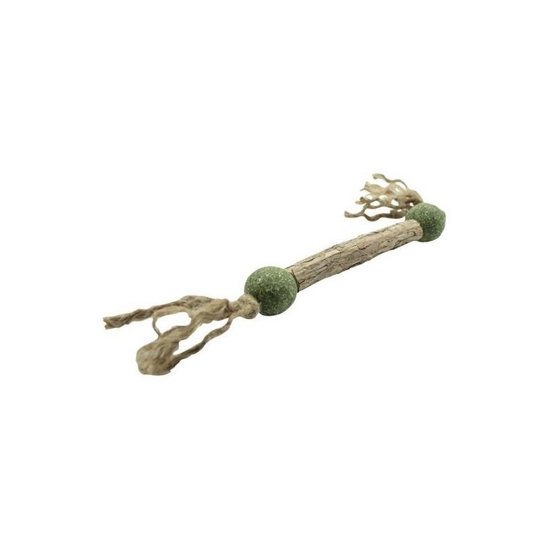 Jouet pour chat au bois de matatabi et d’herbe à chat - Bubimex