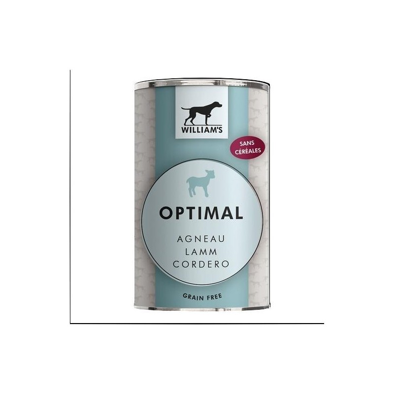 OPTIMAL William’s à l’agneau 200g