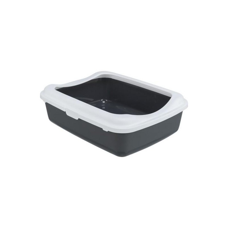 Bac à litière Classic avec rebord - Noir