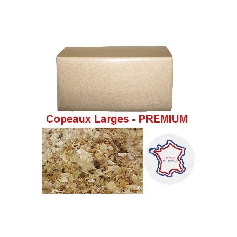 Copeaux Premium Larges - dépoussiérés