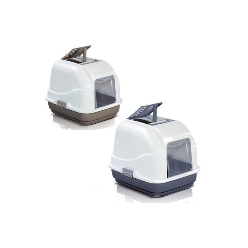 Maison de toilette "Easy Cat" pour chat bleu