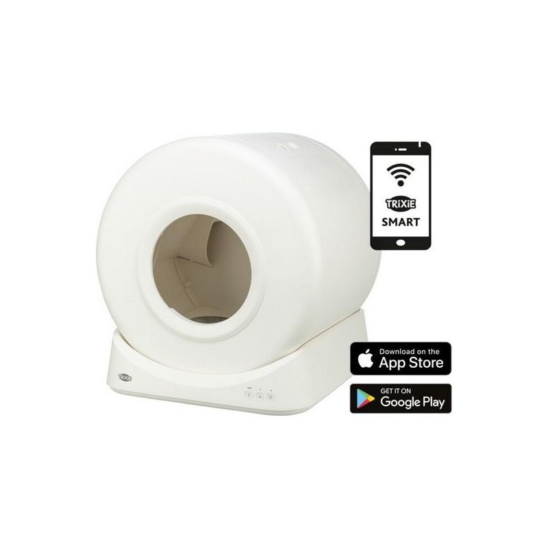 Bac à litière auto‑nettoyant