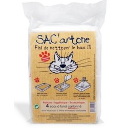 Sacs à litière avec fond...