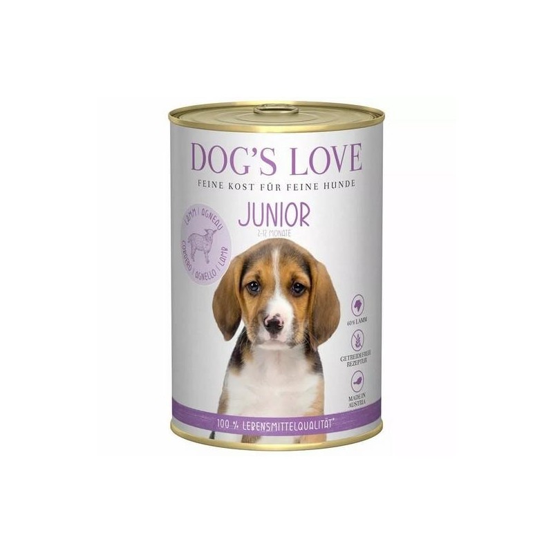 Pâtée à l’agneau - Dog’s Love JUNIOR 200g