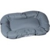 Coussin Dreambay oval gris 100 x 75 x 15 cm