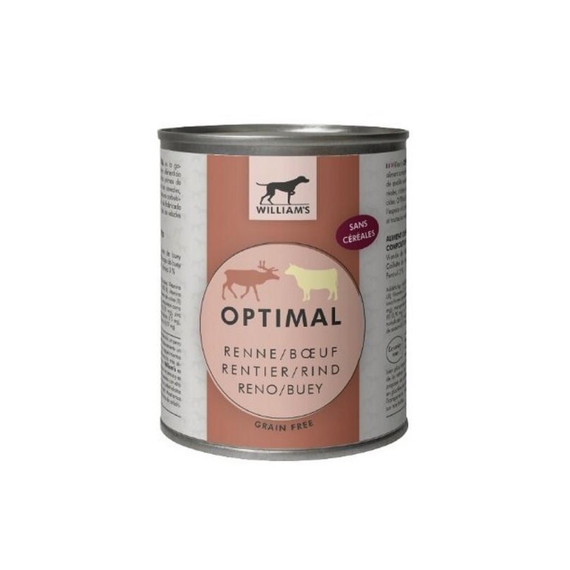 OPTIMAL William’s au Renne et au Boeuf 400g