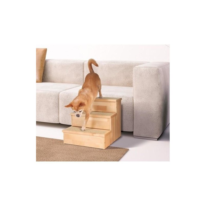 Escalier bois pour chien et chat