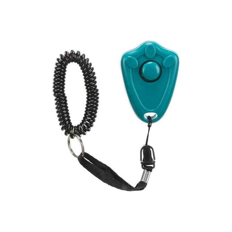 Clicker avec bouton + attache ceinture