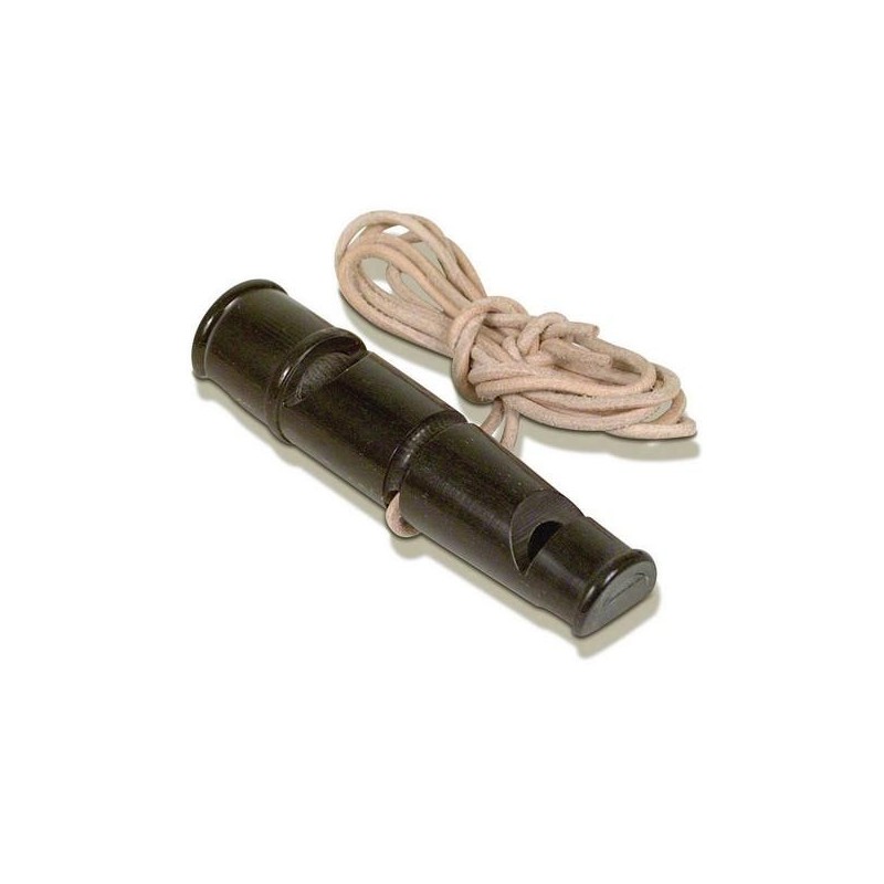 Sifflet de rappel corne buffle, 2 tons, pour chien  Petit modèle