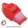 Sifflet de rappel FOX 40 SONIK (avec cordon tour de cou) Rouge