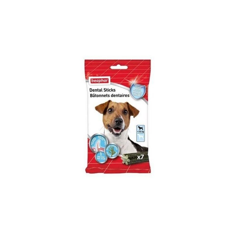 Bâtonnets dentaires pour chien (plus de 10kg) 7 bâtonnets
