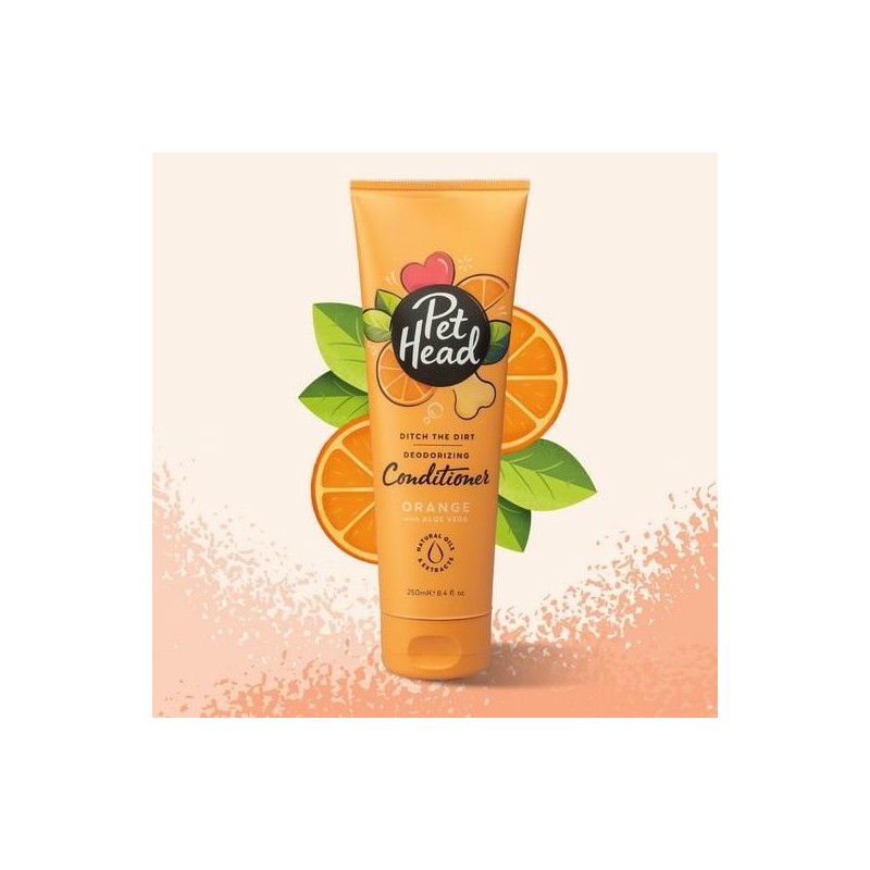 Après Shampoing Ditch the Dirt, désodorisant parfum ORANGE 250 ml - PET HEAD