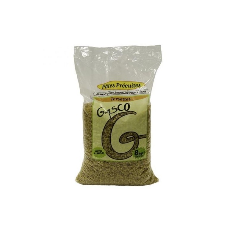 Pâtes précuites Torsette pour chien 8kg
