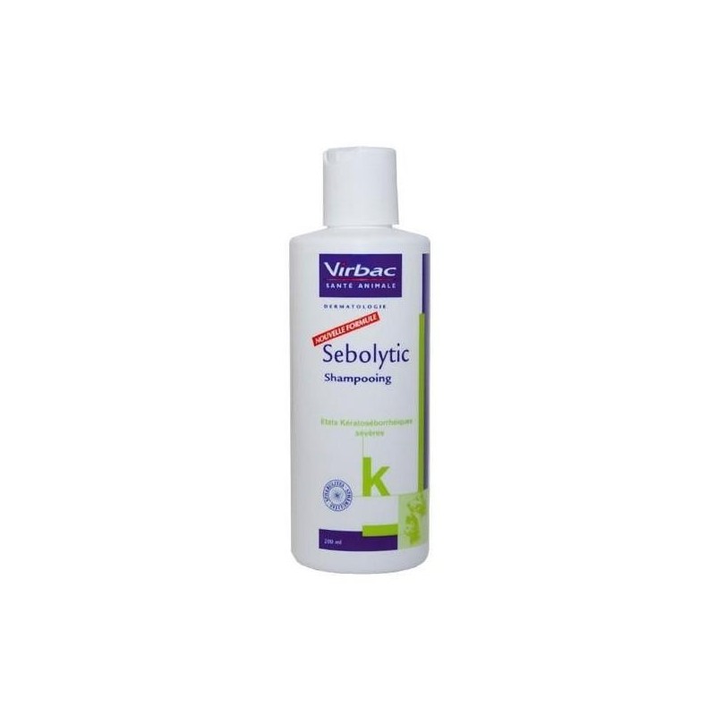 Shampooing pour chien SEBOLYTIC Virbac 200ml