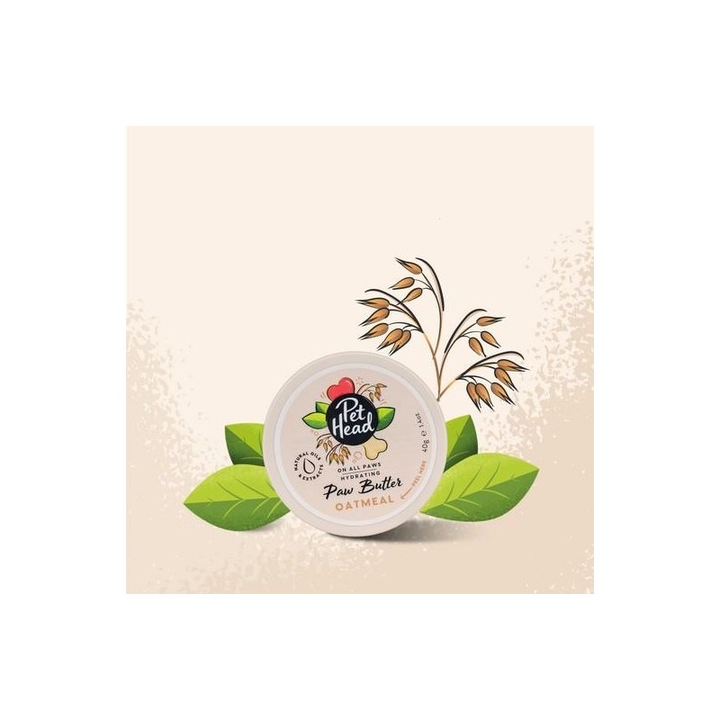 Crème All Paws Butter OATMEAL pour pattes et truffe 40g - PET HEAD