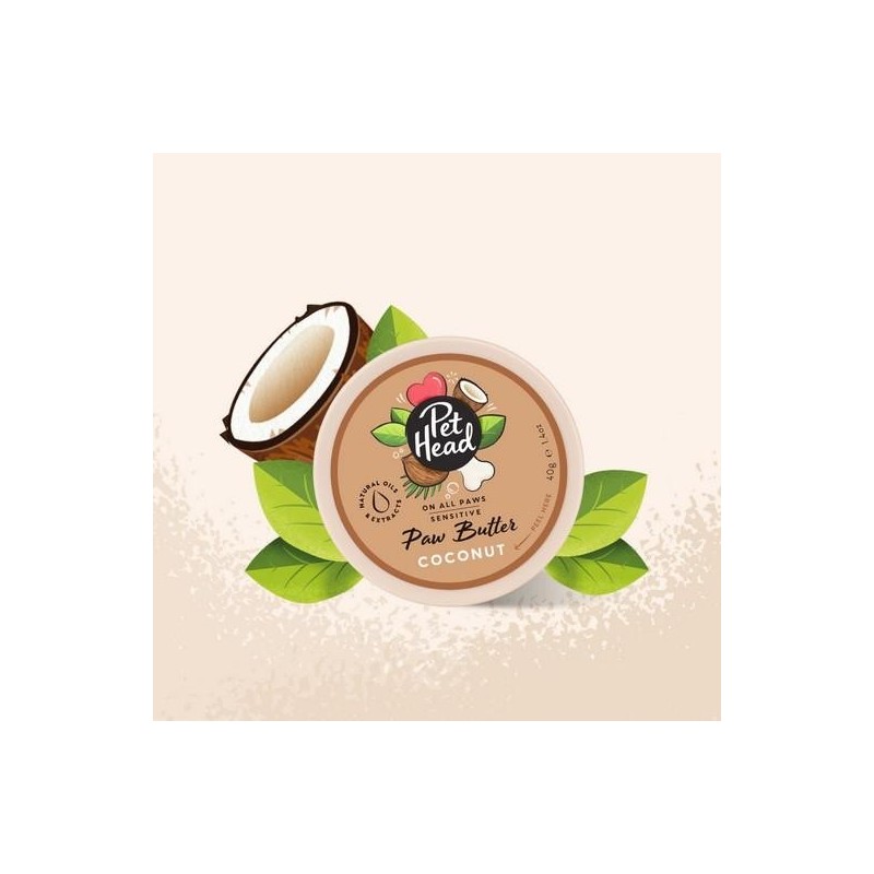 Crème All Paws Butter COCONUT pour pattes et truffe 40g - PET HEAD