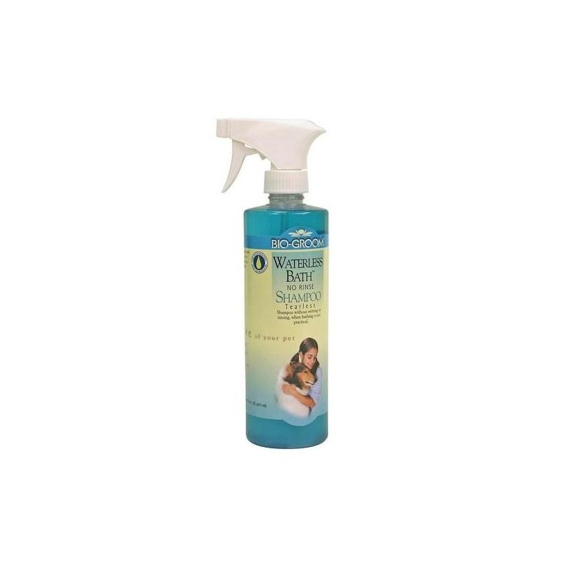 Super Blue - Shampooing sans rinçage pour chien et chat  473ml