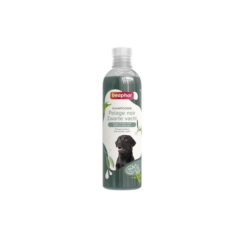 Shampooing pour chien avec pelage noir 250ml