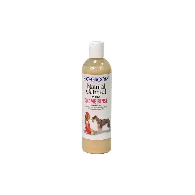 Natural Oatmeal - Crème de rinçage pour chien et chat - Bio Groom 355ml