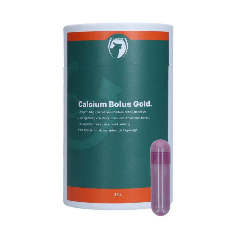 Excellent bolus de calcium pour moutons Gold 24 pièces