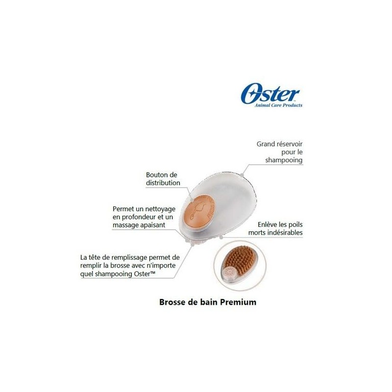 Brosse Oster Premium pour le bain