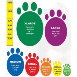 Bottine / chaussettes de protection pour chien - PAWZ taille XXS