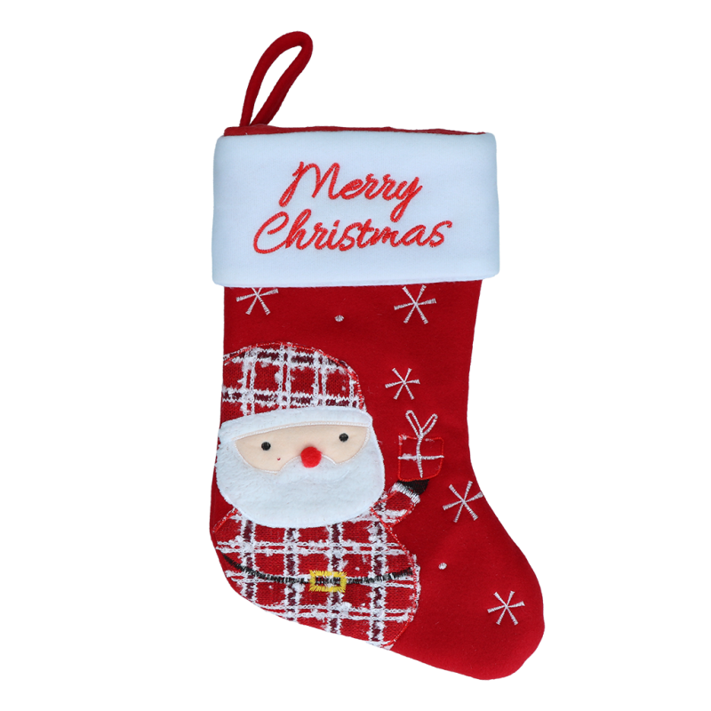 Bas de Noël Bas de Noël Père Noël en laine
