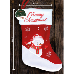 Bas de Noël Bas de Noël Père Noël en laine