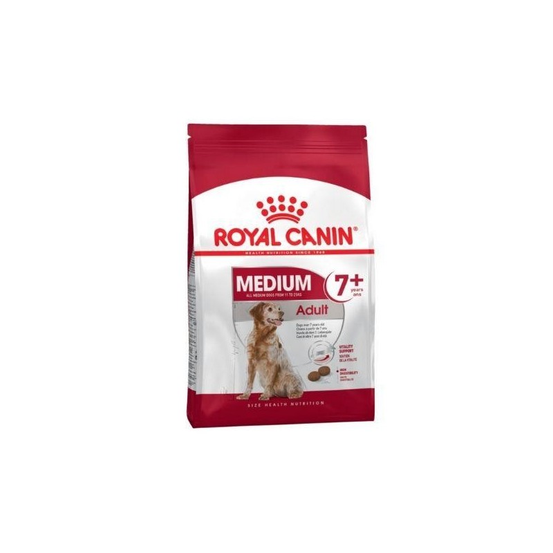 Medium Adult 7+  Royal Canin pour chiens âgés 4kg