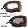 Lunette / masque de protection des yeux pour chien - XLARGE (chien + de 45 kg) - Rex Specs Masque XLarge Noir V1 ouV2