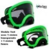 Lunette / masque de protection des yeux pour chien - SMALL (chien de 4.5 à 13 kg) - Rex Specs  Masque Small VERT V2