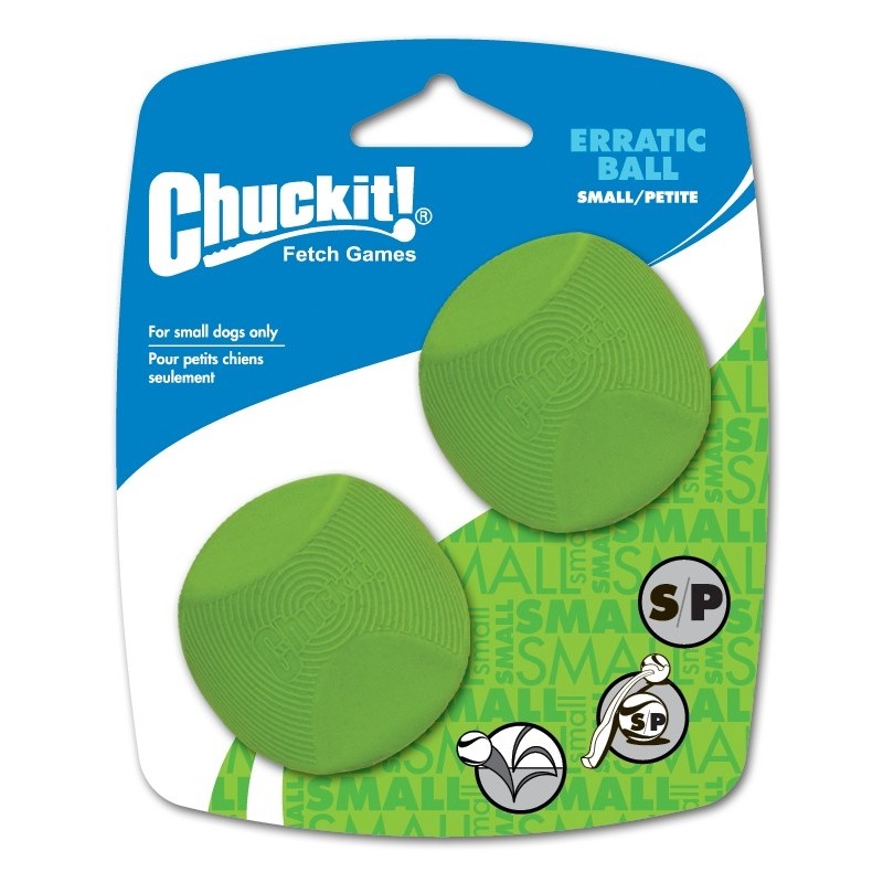Balle erratique Chuckit ! S (lot de 2)