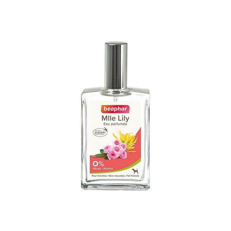 Eau Parfumée pour chien, chiot et chienne Mlle Lily pour chienne