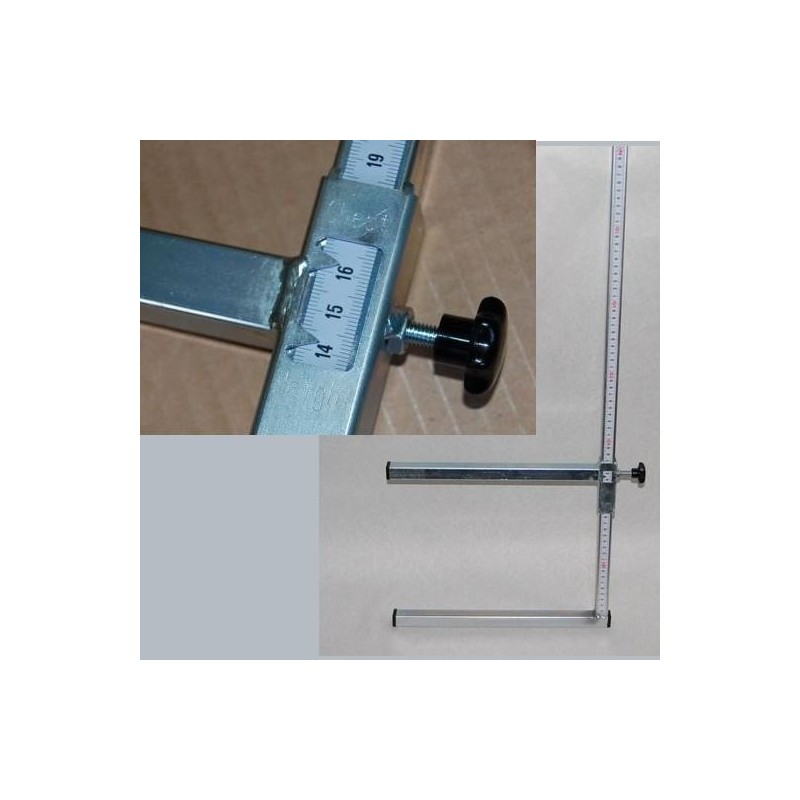 Toise métallique MORIN