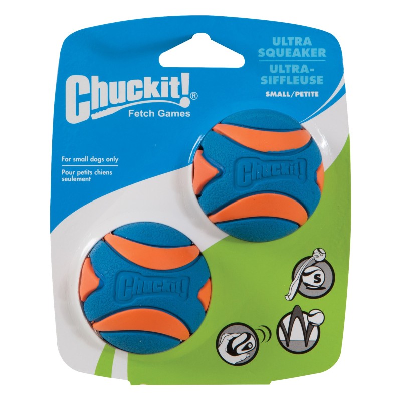 Balle couinante Chuckit! Ultra S (lot de 2)