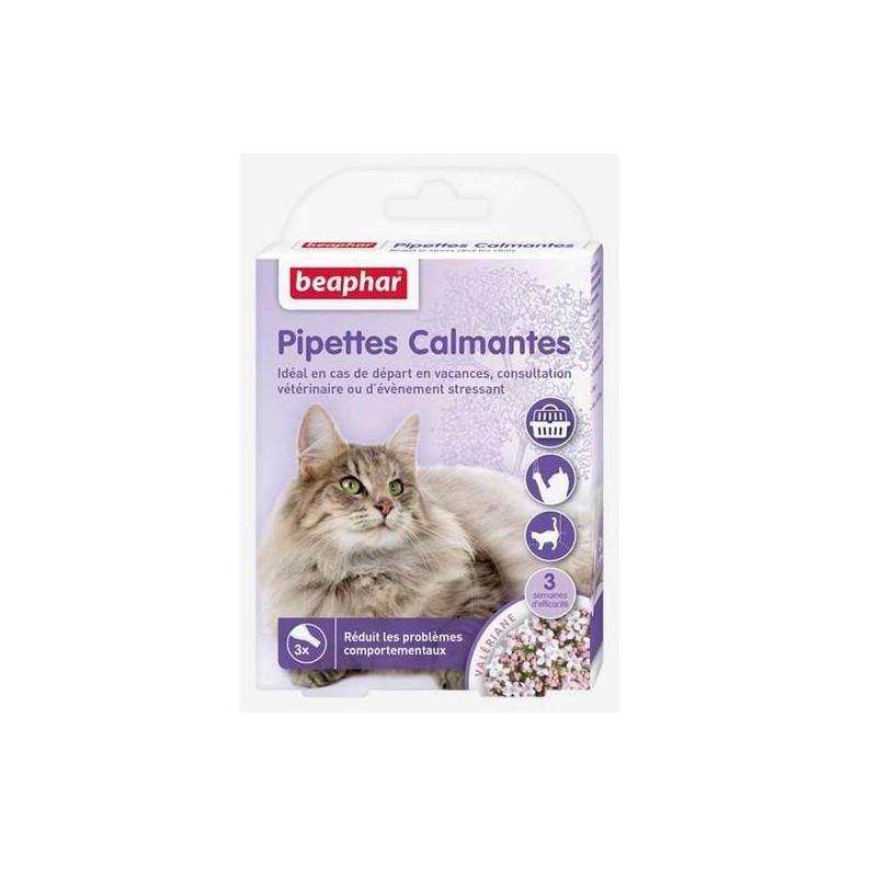 Pipettes calmantes pour chat Beaphar