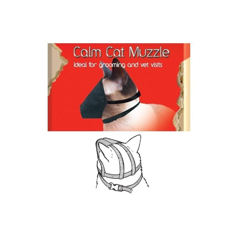 Muselière de contention CALM CAT  pour chat