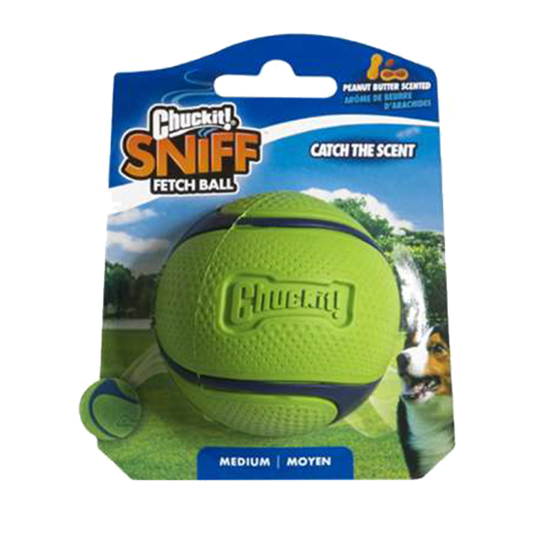 Chuckit ! Balle à renifler et rapporter au beurre de cacahuète M